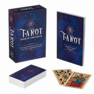 Alice Ekrek Sirius Oracle Tarot Deck and Illustrated Guidebook (78-Card Marseilles Set, 160-Page Hardcover) xydir