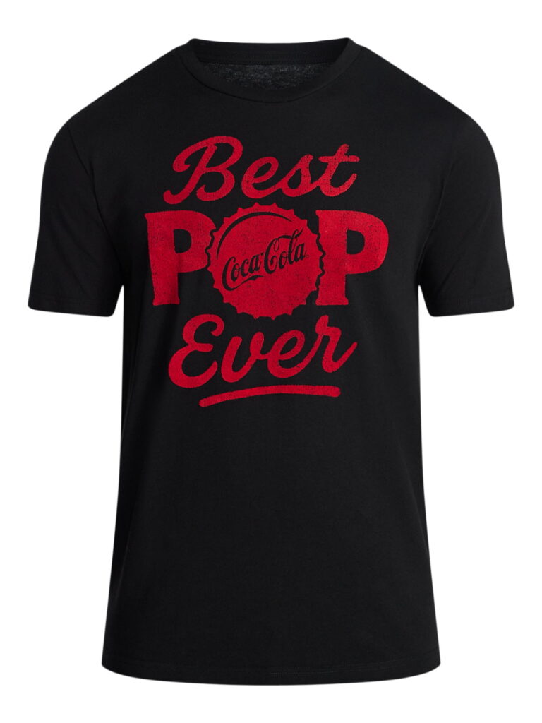 Coca-Cola Men's Graphic Crewneck T-Shirt (Black, XS-5XL) en8gi