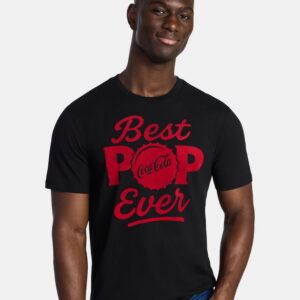 Coca-Cola Men's Graphic Crewneck T-Shirt (Black, XS-5XL) en8gi