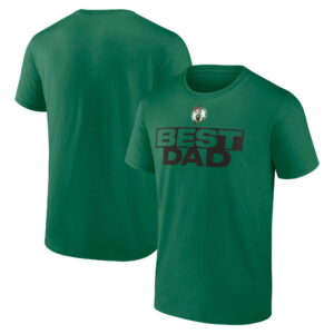 NBA Elevation Boston Celtics Men's Greatest Dad T-Shirt (Kelly Green, XXXL) 4qzrm
