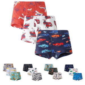 Esaierr Boys Dinosaur Boxer Briefs Soft Cotton Underwear (Multi-Pack, 3-8 Years) 7uuvx