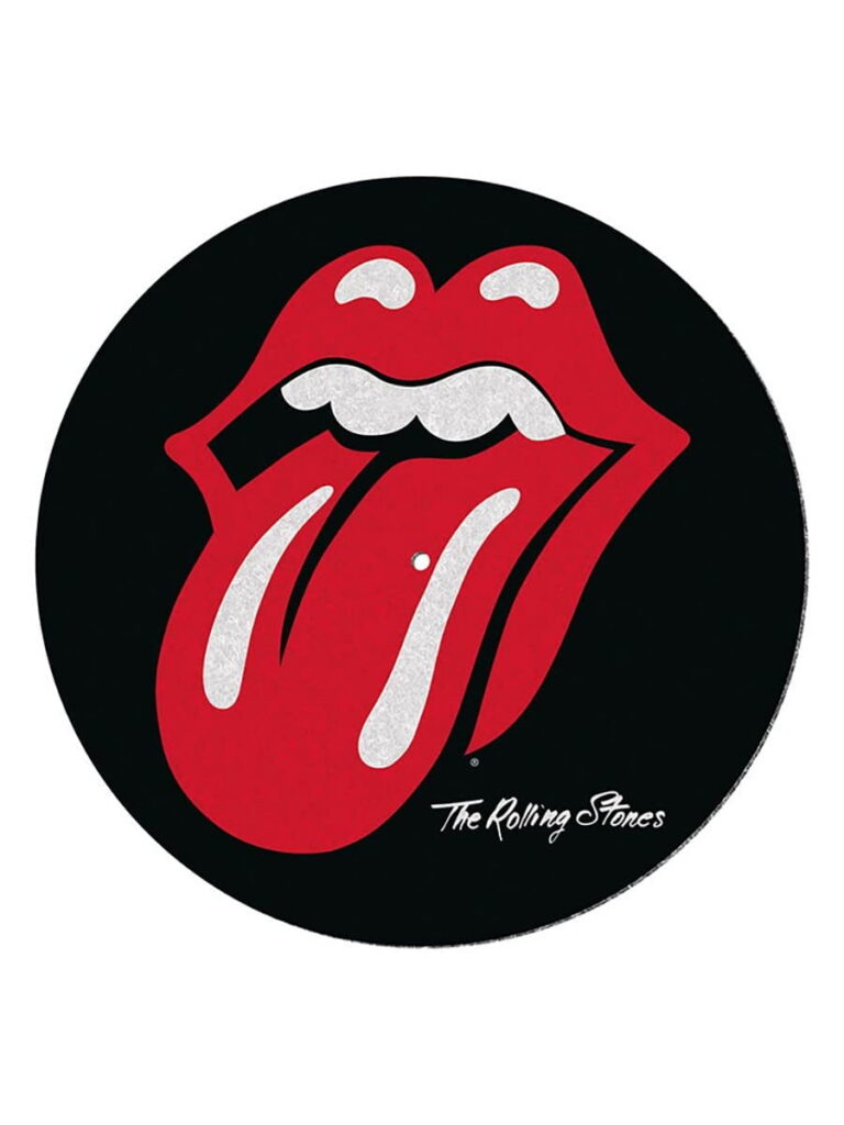 Pyramid International The Rolling Stones Logo Record Slip Mat (Black, 12 in) 8nwi9