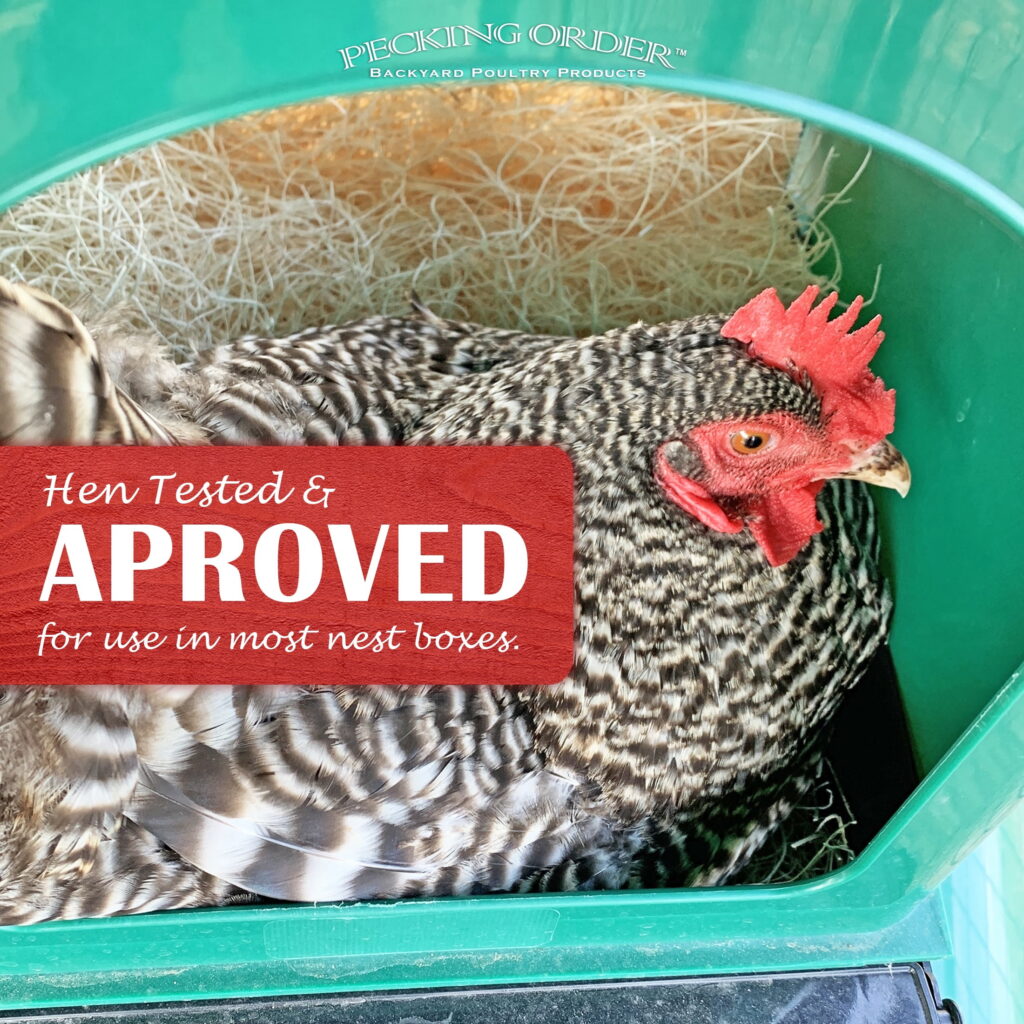 Pecking Order Chicken Nest Box Pads, Aspen Excelsior Wood Fiber Liners (Brown, 20 Pack, 13 in x 13 in) f2wwj
