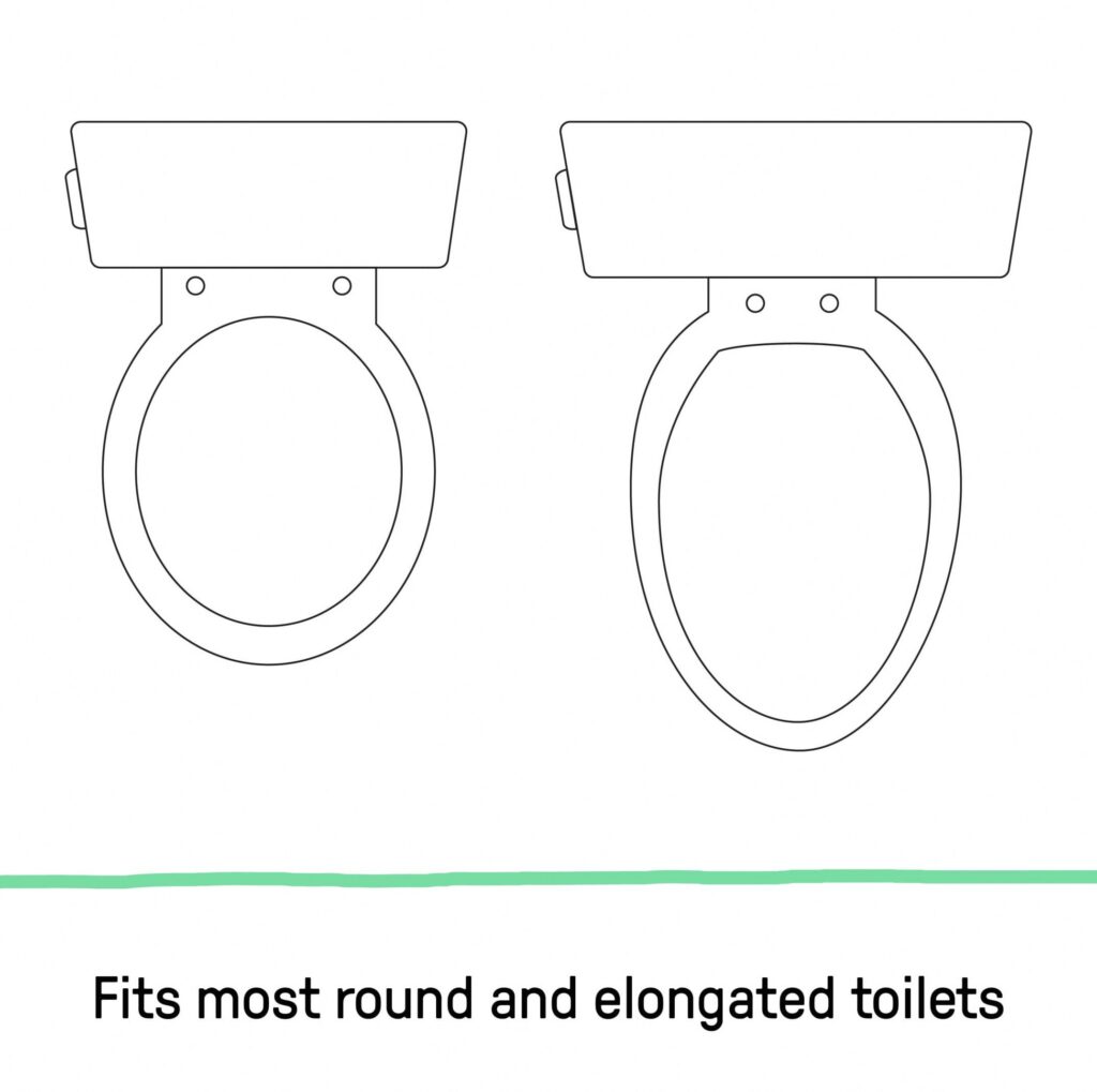 Ingenuity Flip & Sit Potty Seat for Toddler Toilet Training (White, 4.7 in x 10.0 in x 15.1 in) wxexf