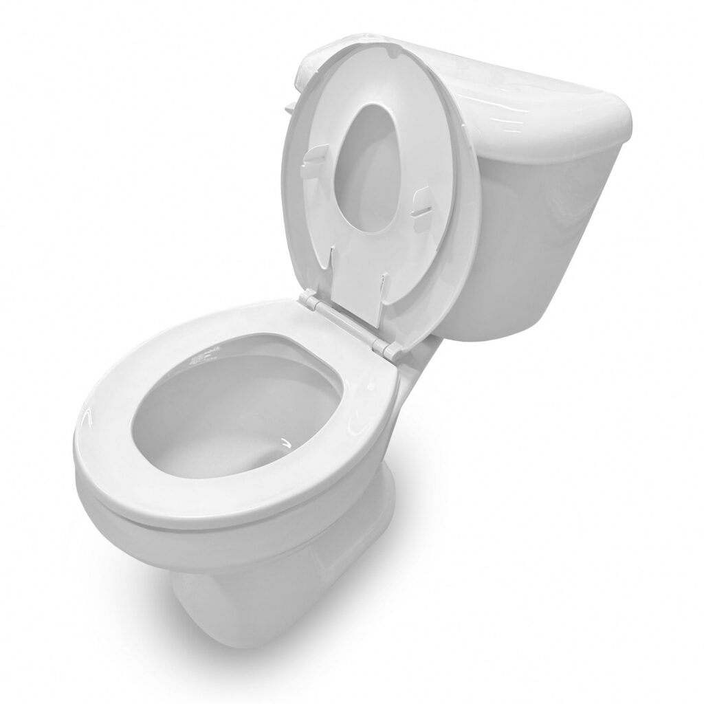 Ingenuity Flip & Sit Potty Seat for Toddler Toilet Training (White, 4.7 in x 10.0 in x 15.1 in) wxexf