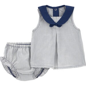 Carter's Child of Mine Baby Girl Patriotic 2-Piece Outfit Set (Blue, 0-3 Months) u3sn4