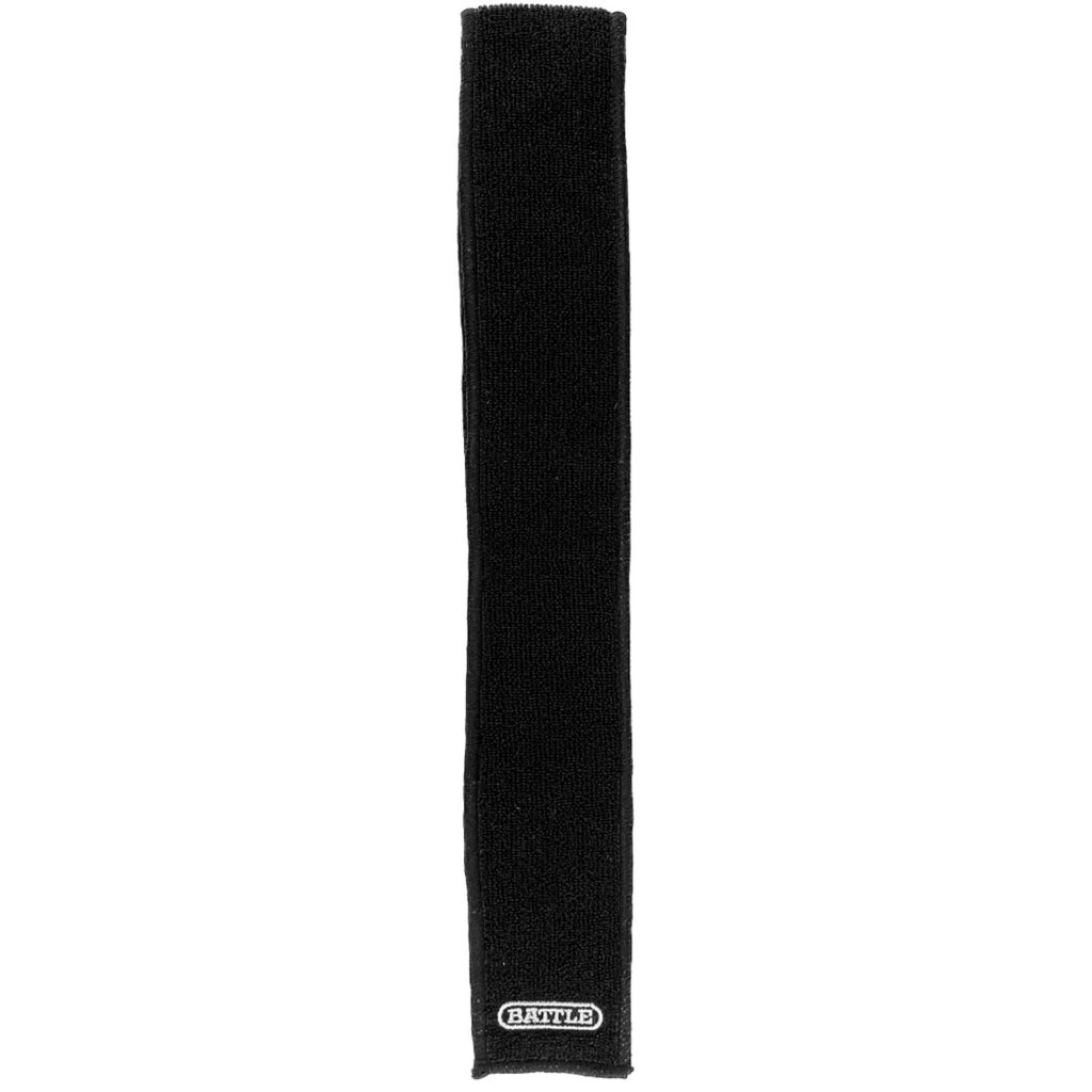 Battle Sports Adult Streamer Football Towel (Black, 14 in) st3j9