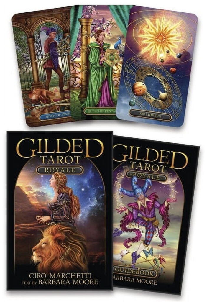 Ciro Marchetti Gilded Tarot Royale Deck (Hardcover, 224 Pages) ian3g