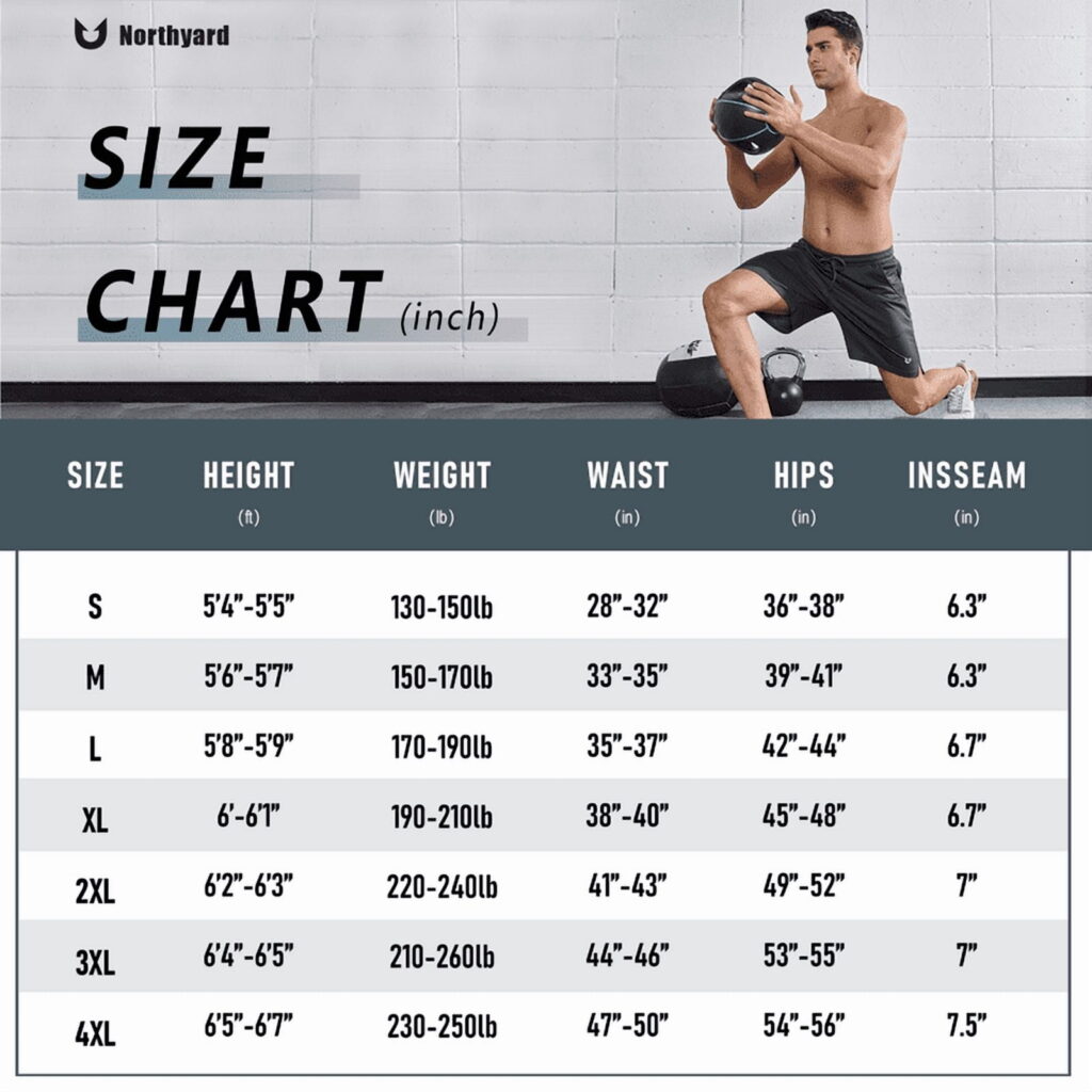 NORTHYARD Men's Athletic Basketball Shorts with Pockets Quick-Dry Workout Gym Apparel (Black, Large) rcxsf