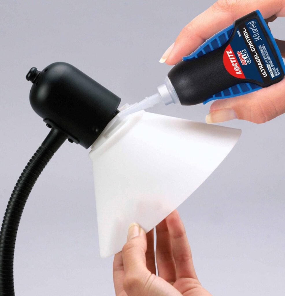 Loctite Super Glue Ultra Gel Control, Rubber Toughened Adhesive for Precision Repairs (Clear, 0.14 fl oz) knpjm
