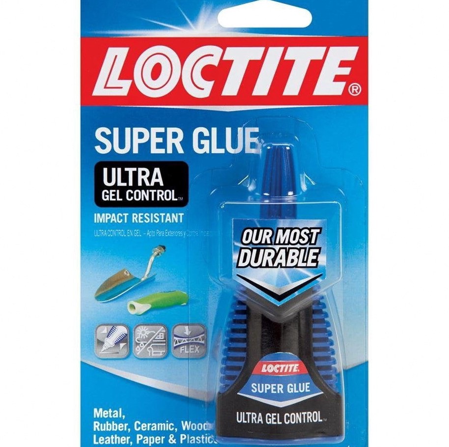 Loctite Ultra Gel Rubber Toughened Super Glue (Clear, 12 Pack of 0.14 oz) ehj4s