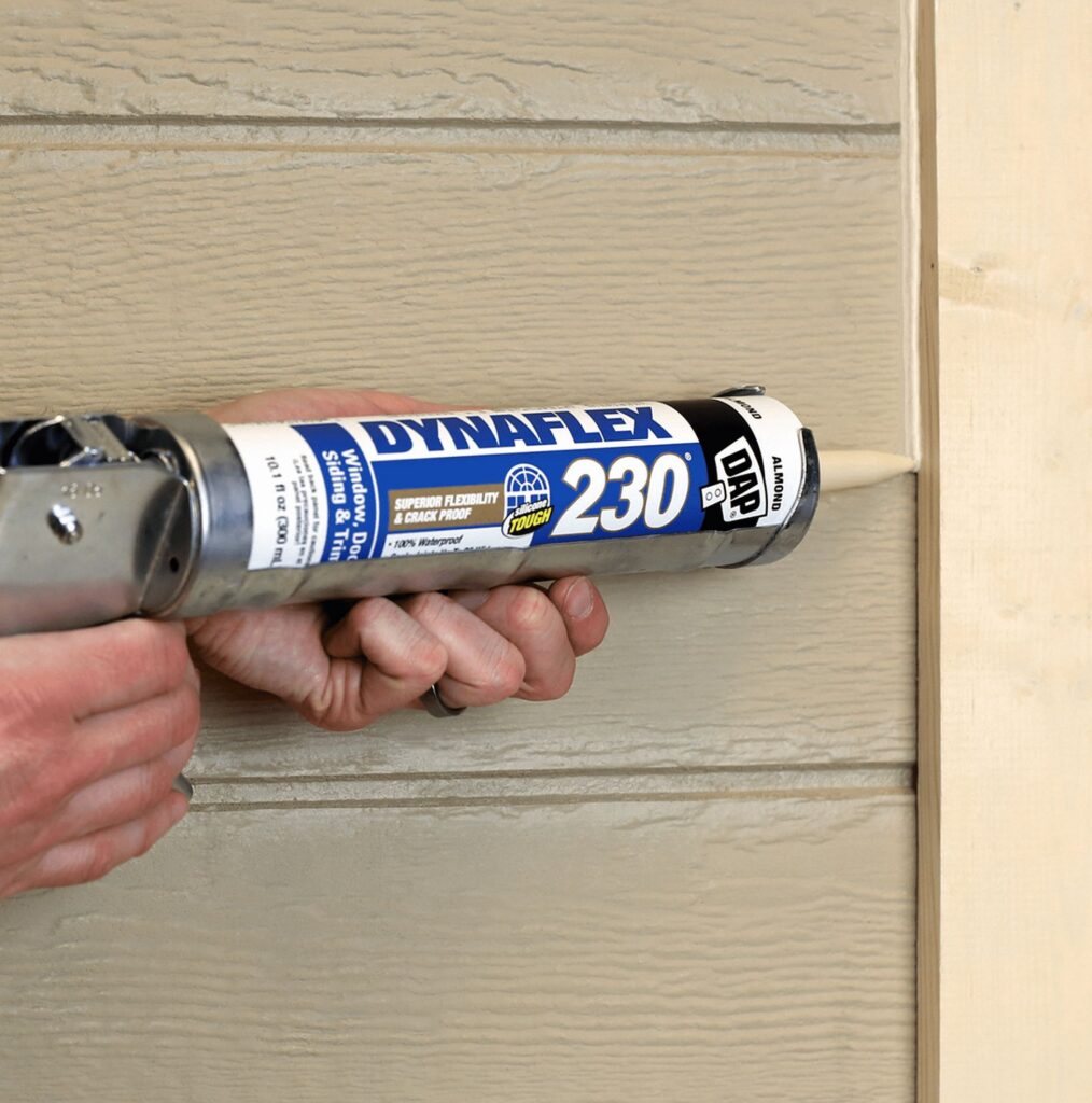 DAP Dynaflex 230 Premium Sealant Caulk (Clear, 8 Pack, 80.8 oz Total) dpczx