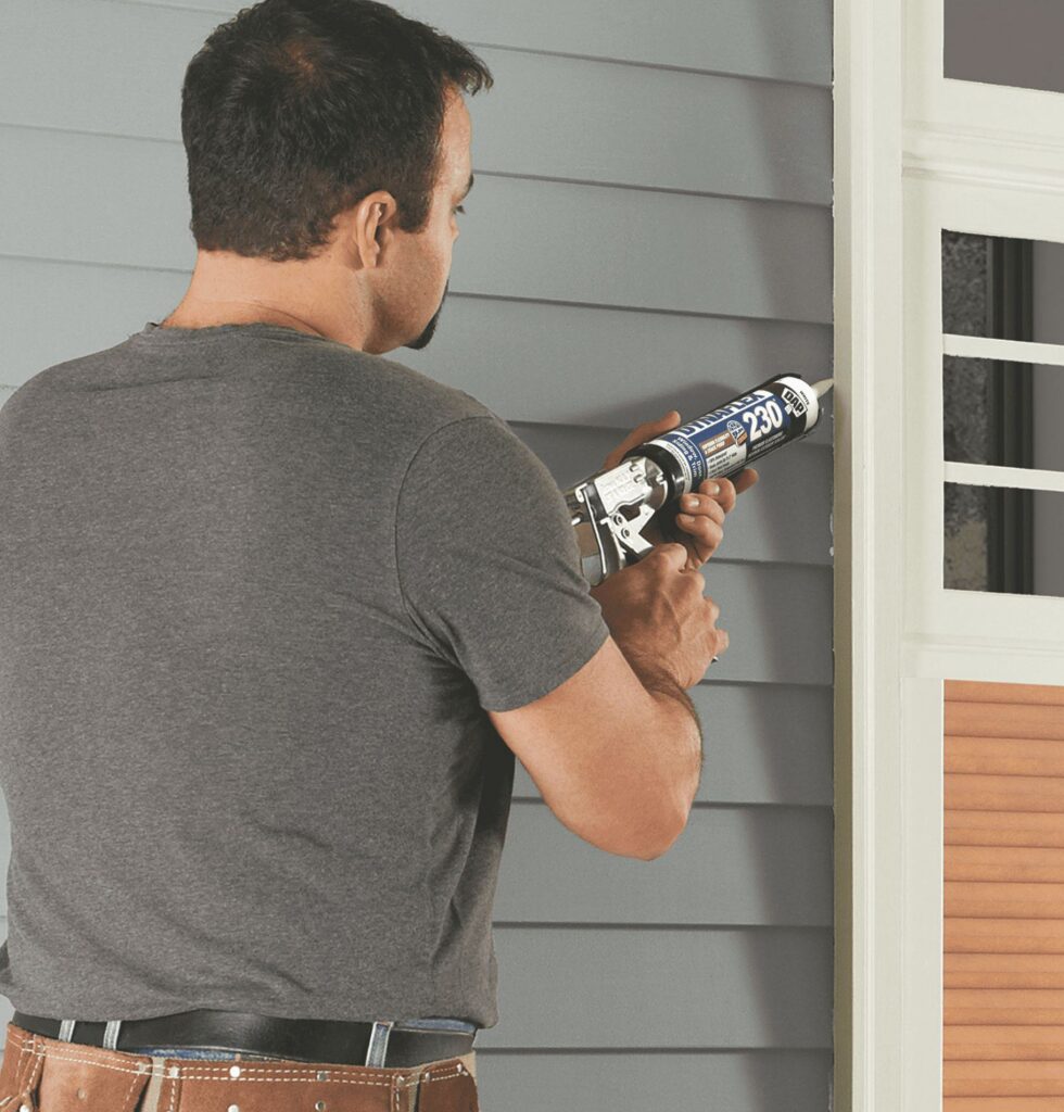 DAP Dynaflex 230 Premium Sealant Caulk (Clear, 8 Pack, 80.8 oz Total) dpczx