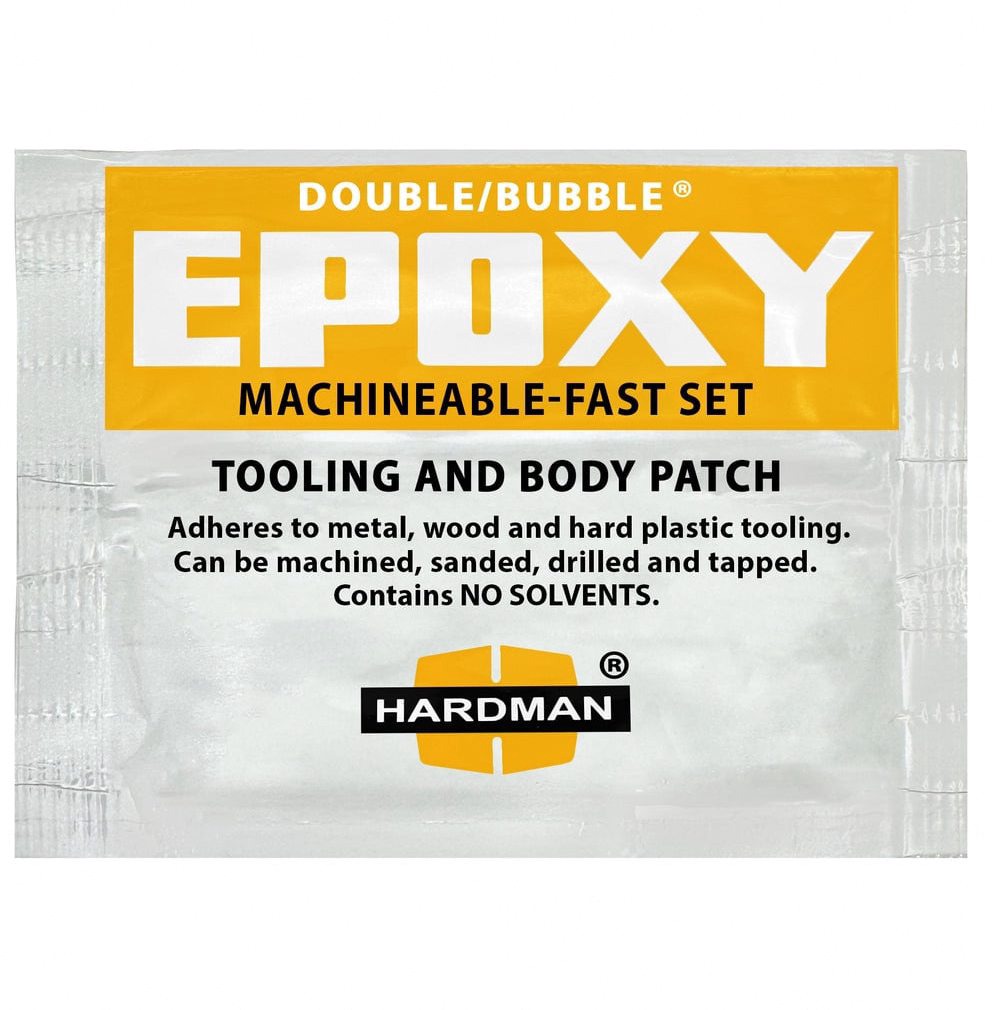Hardman Double Bubble Machineable Fast Setting Epoxy Adhesive (Yellow, 5 Pack) 39492