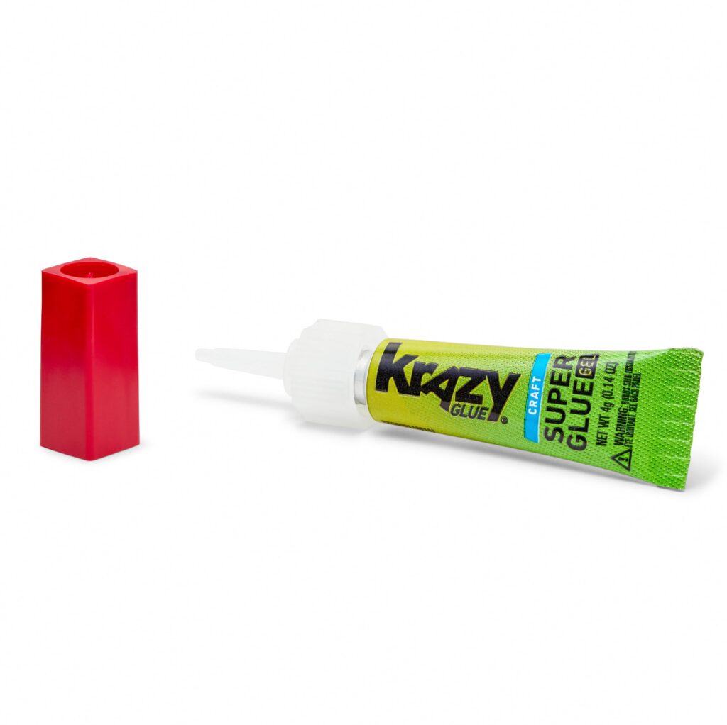 Krazy Glue Craft Super Glue Gel, Precision Tip, Heavy-duty Adhesive (Clear, 0.14 oz) y9v82