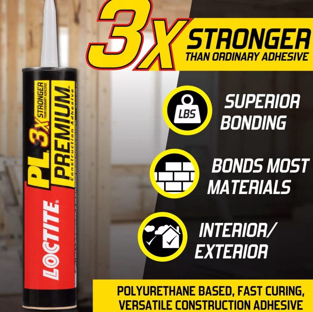 Loctite PL Premium Polyurethane Construction Adhesive (Tan, 10 fl oz) 4h2nd