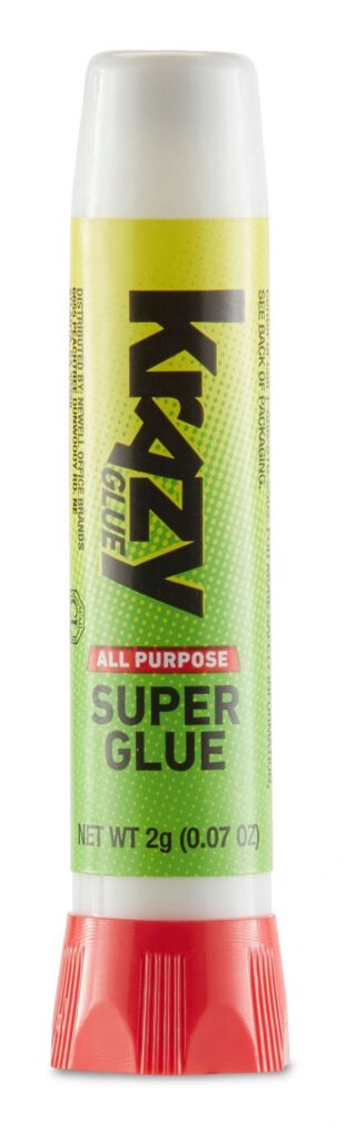 Krazy Glue All Purpose Super Glue with Precision Tip Applicator (Clear, 0.1 oz) isrnh