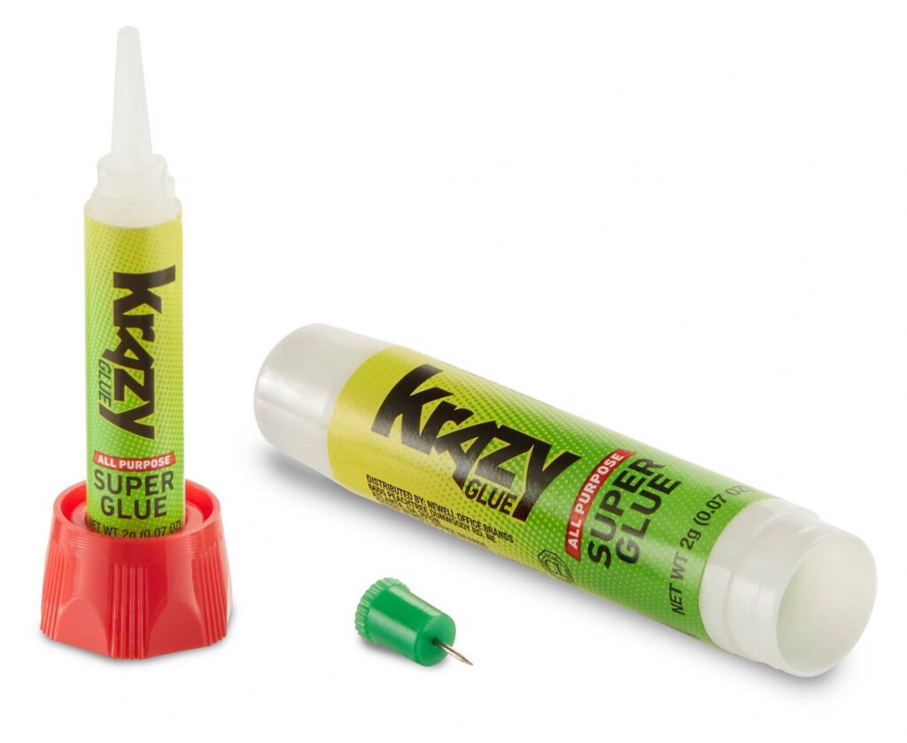 Krazy Glue All Purpose Super Glue with Precision Tip Applicator (Clear, 0.1 oz) isrnh