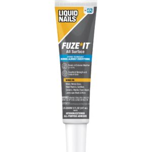 Liquid Nails Fuze-It All Surface Construction Adhesive (White, 5 oz) kqq2c