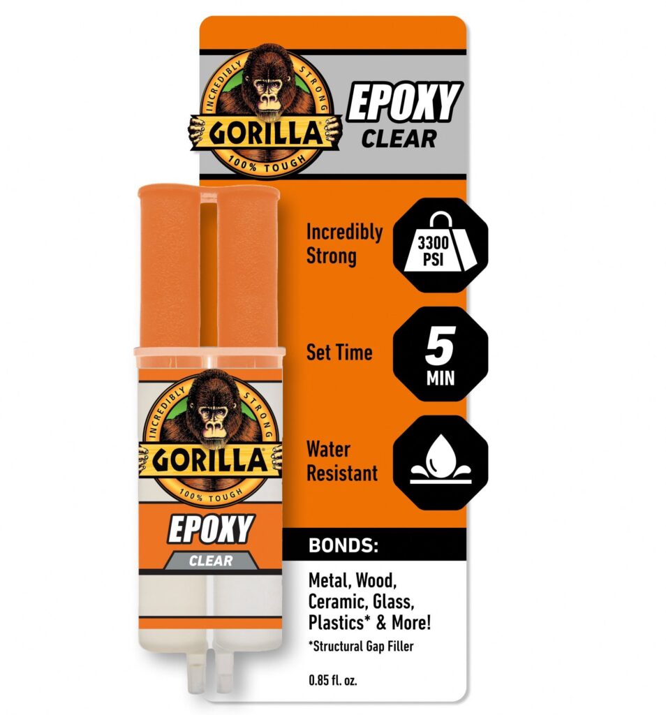 Gorilla Glue Epoxy Resin and Hardener (Clear, 0.85 oz) iqpwj