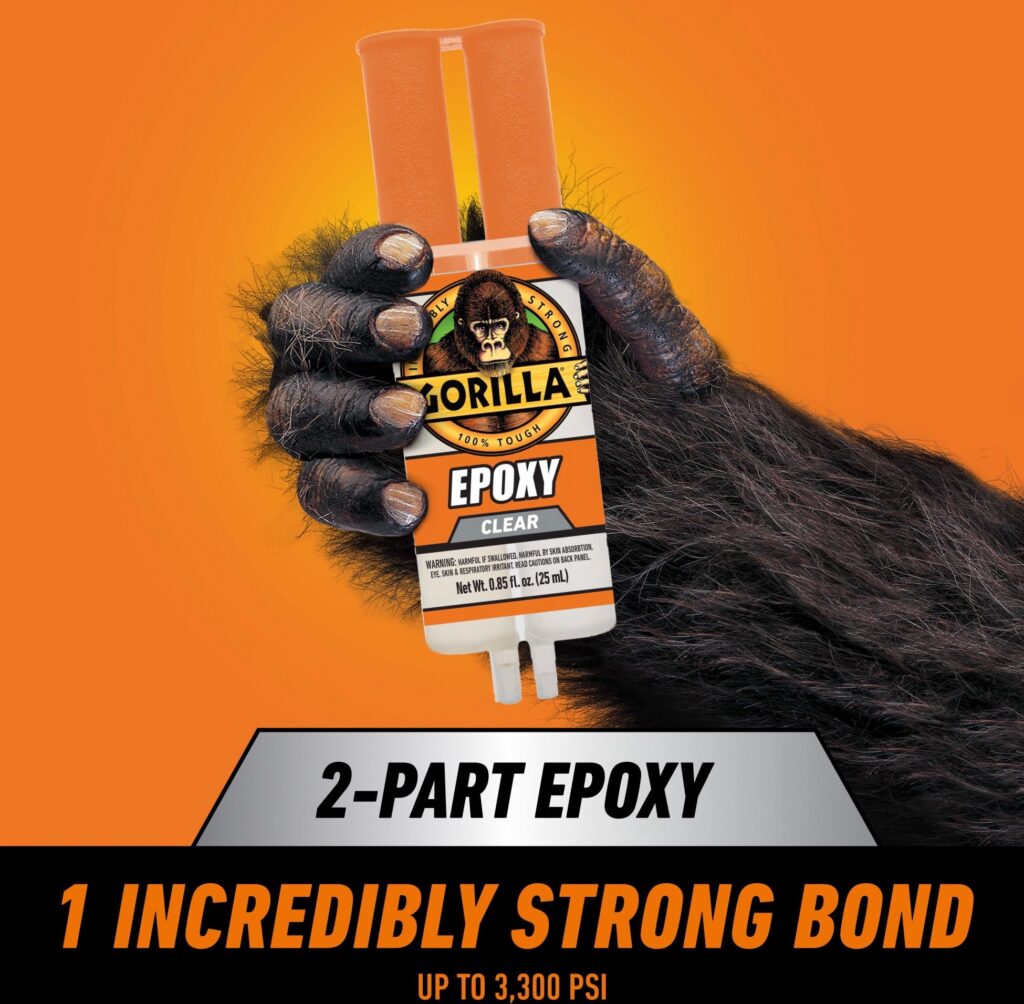 Gorilla Glue Epoxy Resin and Hardener (Clear, 0.85 oz) iqpwj