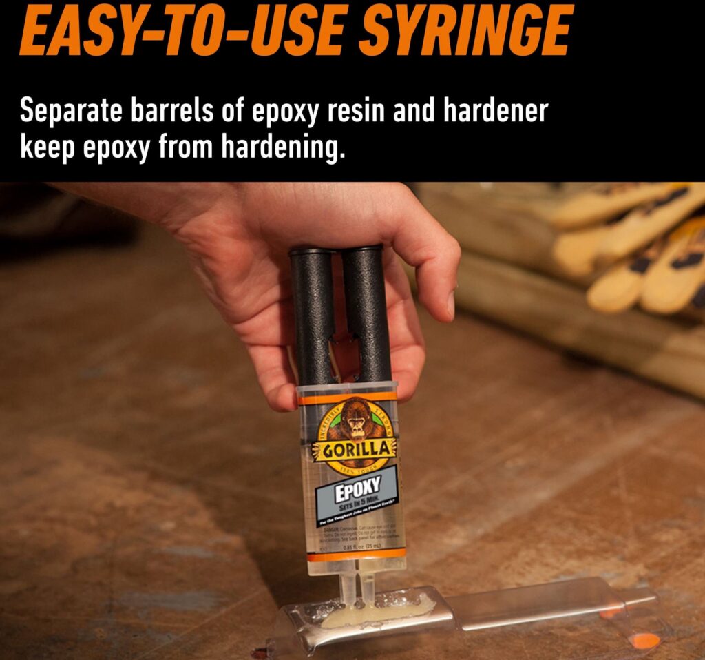 Gorilla Glue Epoxy Resin and Hardener (Clear, 0.85 oz) iqpwj