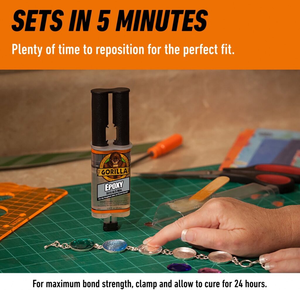 Gorilla Glue Epoxy Resin and Hardener (Clear, 0.85 oz) iqpwj