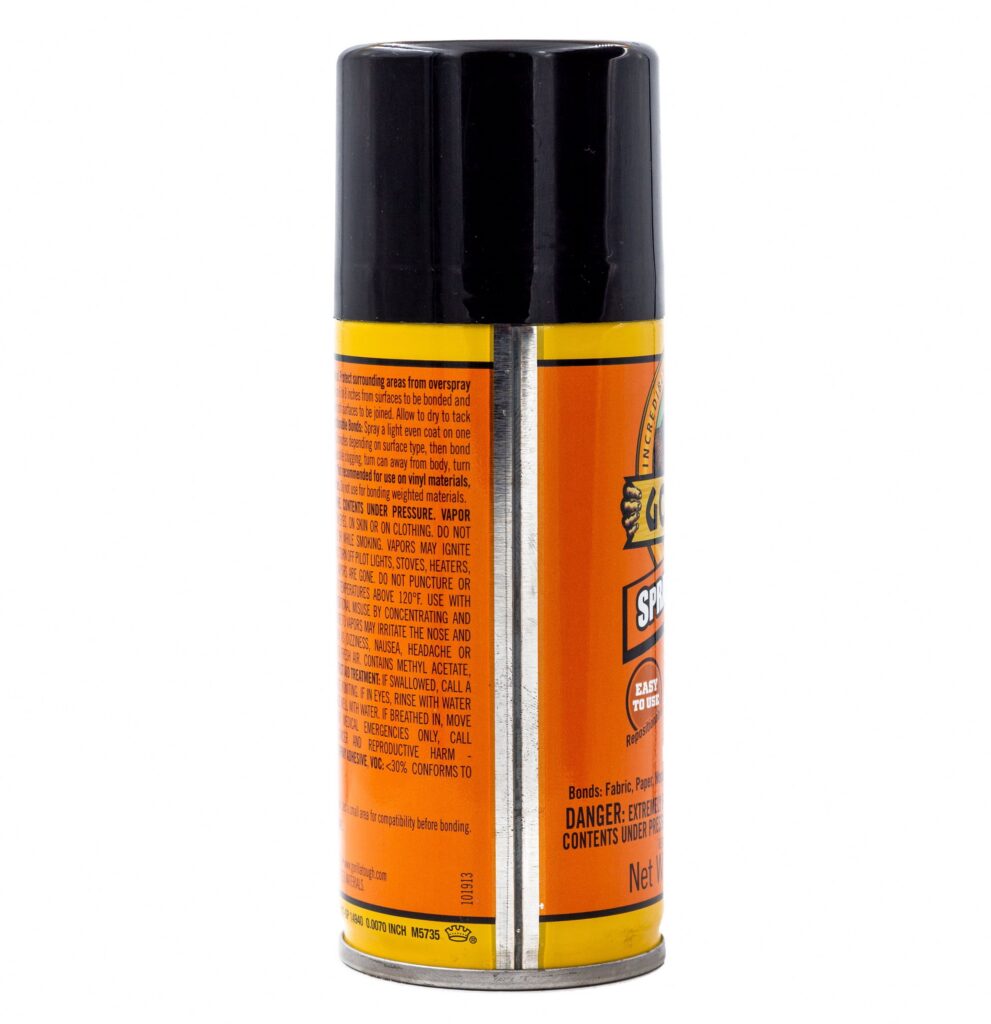 Gorilla Heavy Duty Spray Adhesive, Permanent & Repositionable Craft Glue (Clear, 4 fl oz) hqpjj