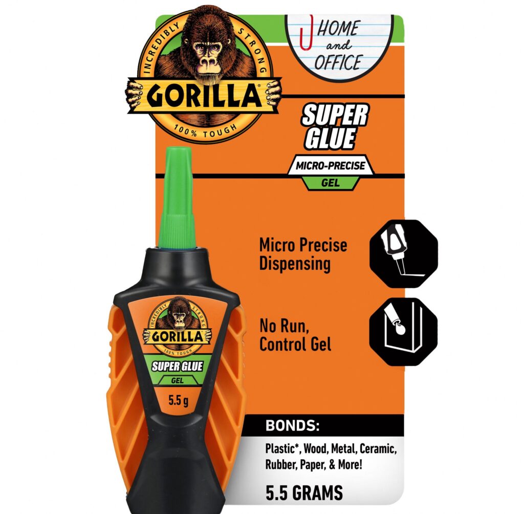 Gorilla Glue Micro Precise Super Gel Adhesive (Clear, 0.2 oz) rrcw9