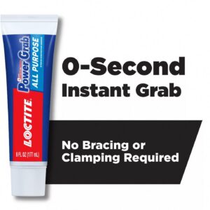 Loctite Power Grab All Purpose Construction Adhesive (White, 6 fl oz) 3esa5