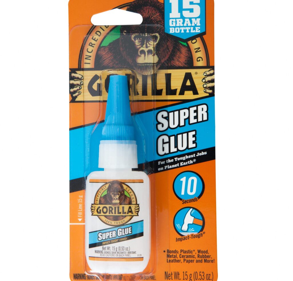 Gorilla Glue Super Glue Gel Impact Tough Adhesive (Clear, 2 Pack, 0.5 oz) jhy2c