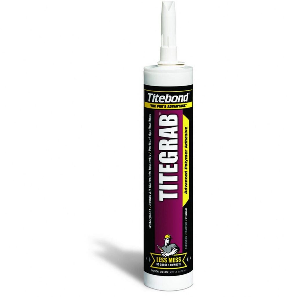 Titebond TiteGrab Construction Adhesive, Waterproof Interior and Exterior (9.5 oz) xdmqz