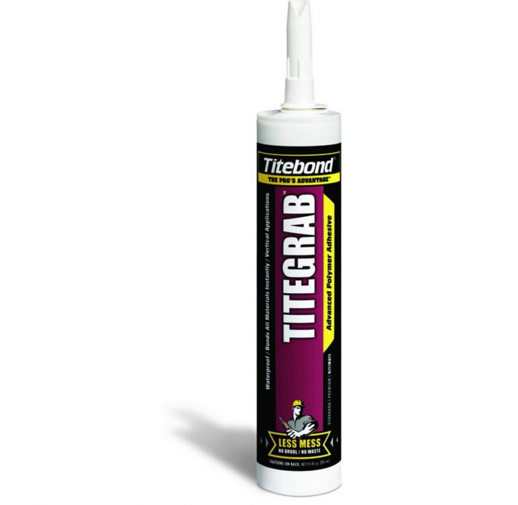 Titebond TiteGrab Construction Adhesive, Waterproof Interior and Exterior (9.5 oz) xdmqz