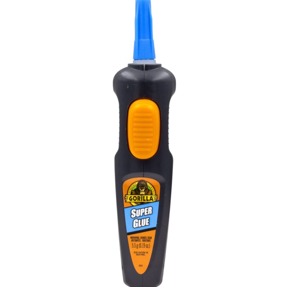 Gorilla Clear Super Glue Precision Pen (Impact Resistant, Fast-Setting Adhesive) (Clear, 0.2 oz) eyny4