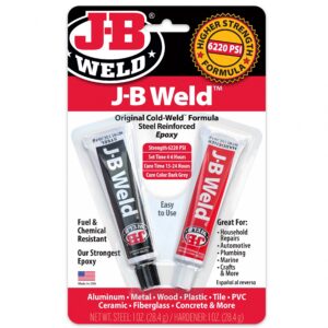 J-B Weld Steel Reinforced Epoxy Adhesive (Dark Gray, 2 oz) dxyyu