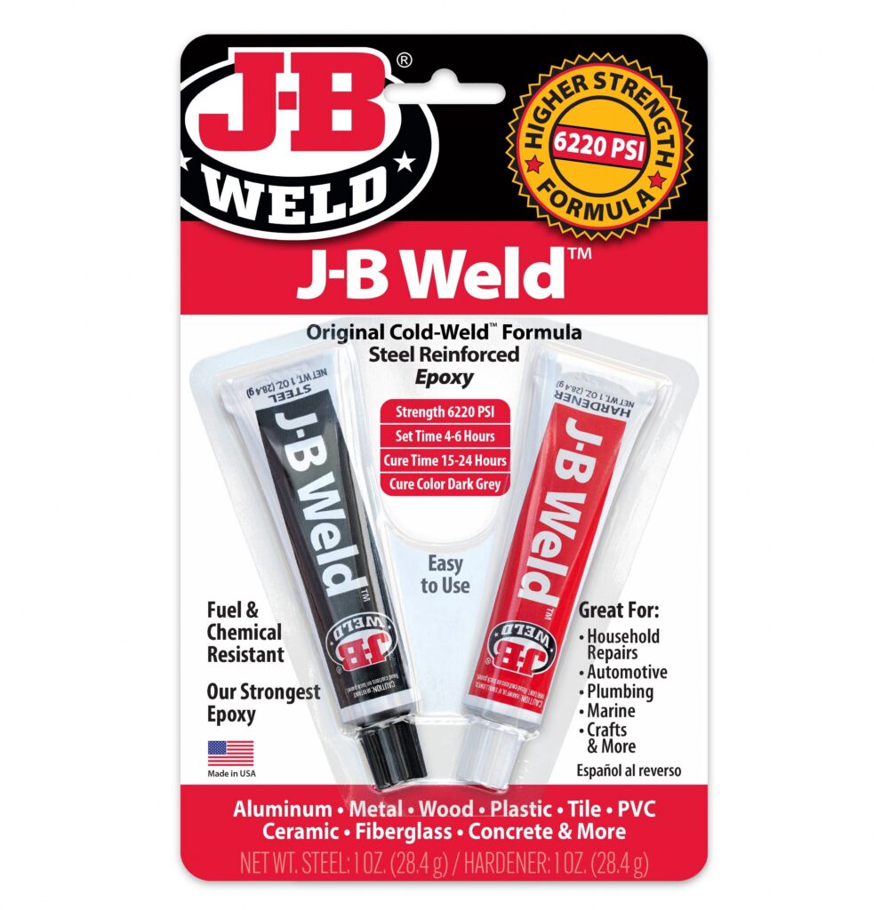 J-B Weld Steel Reinforced Epoxy Adhesive (Dark Gray, 2 oz) dxyyu