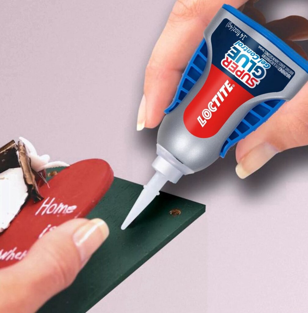 Loctite Super Glue Gel Control, Professional Adhesive for Home and Craft Repairs (Clear, 0.14 fl oz) 4mb5s