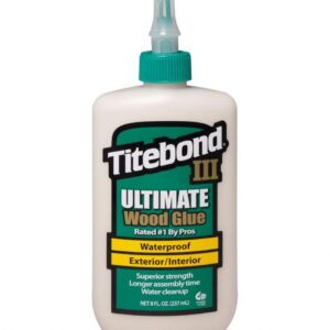 Titebond Ultimate III Wood Glue Waterproof Professional Strength (Brown, 8 oz) j7ib6