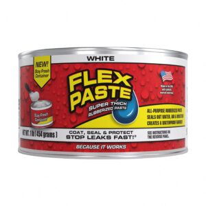 Flex Seal Flex Paste Super Thick Rubberized Sealant (White, 8.75 fl oz) s4wi2