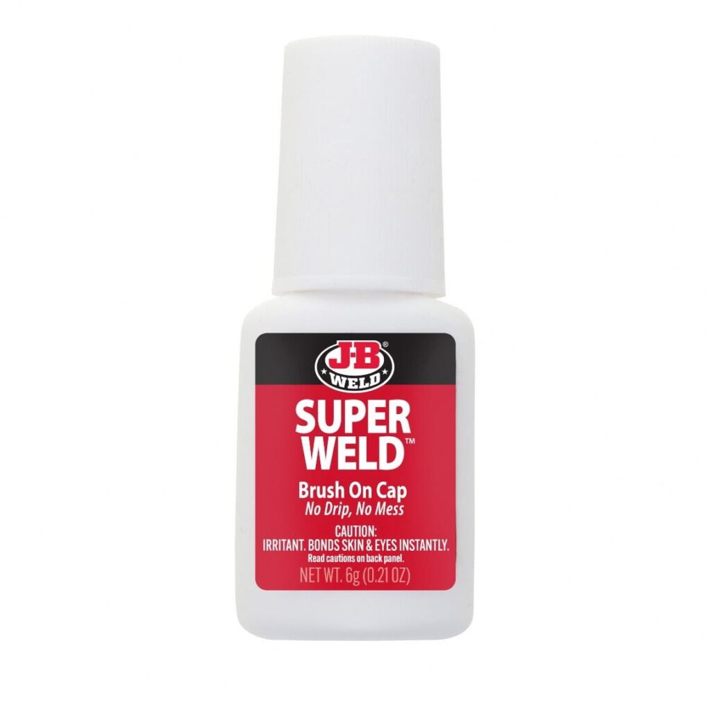 J-B Weld Super Weld Glue High-Strength Instant Adhesive (Clear, 0.2 oz) xrv8v