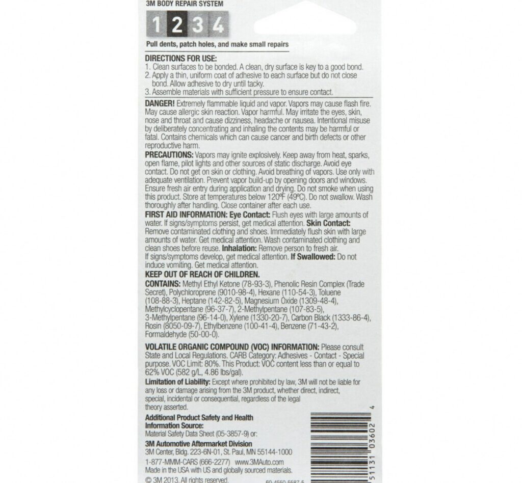 3M Super Weatherstrip Adhesive, Heavy-Duty Waterproof Bonding Agent (Black, 1 oz) knbj6