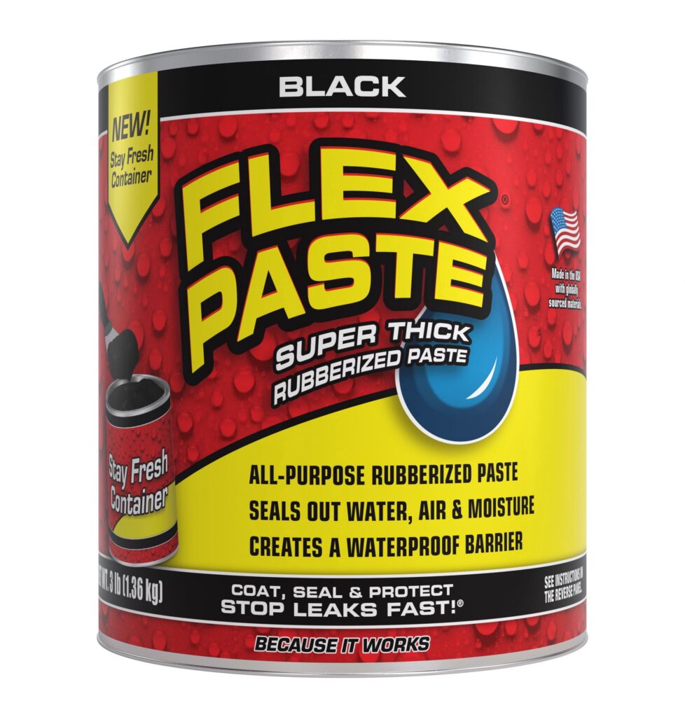 Flex Seal Super Thick Rubberized Paste, Waterproof Sealant for Repairs (Black, 26 fl oz) v428e