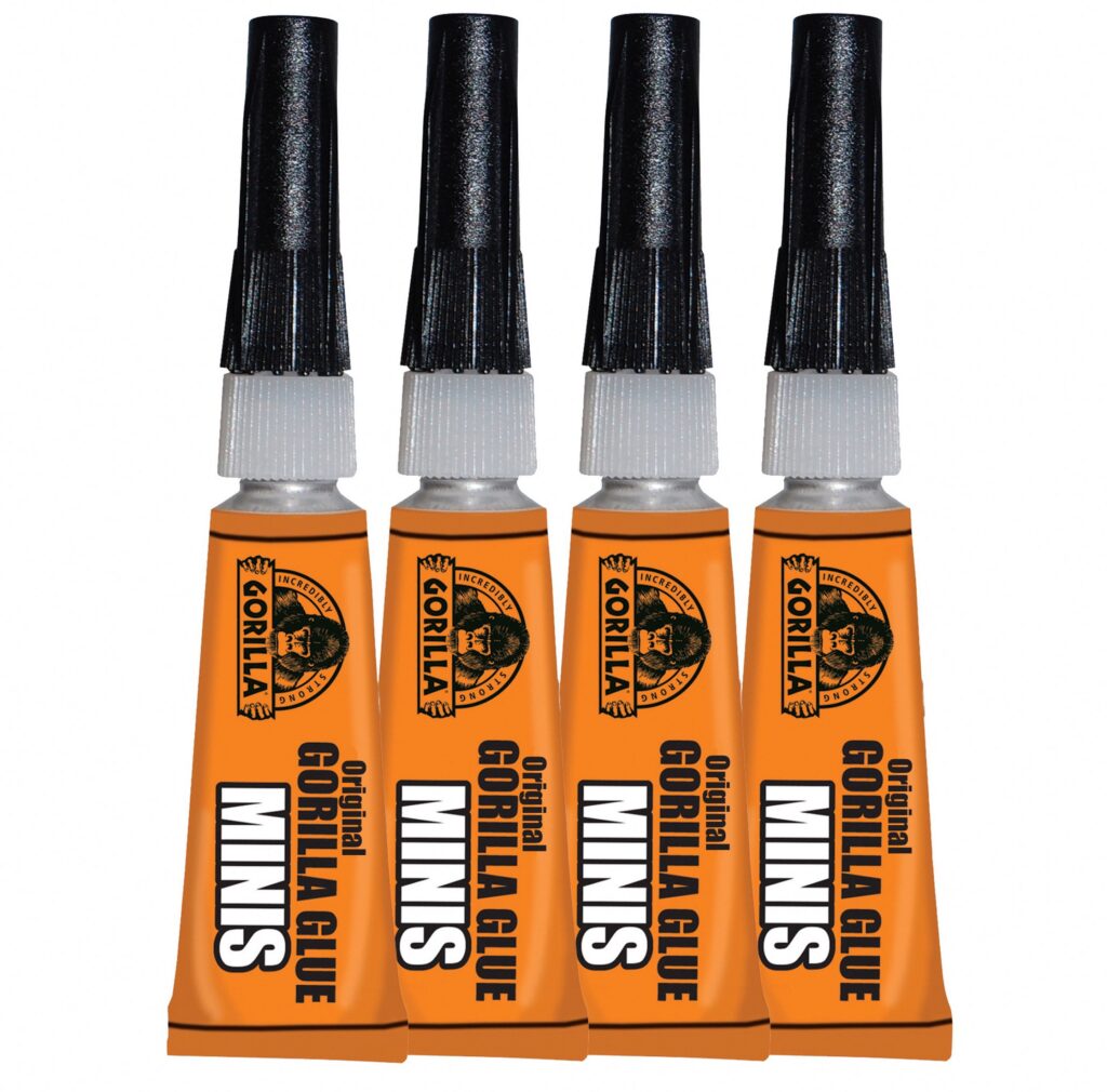 Gorilla Glue Original Polyurethane Adhesive (Brown, 0.44 oz, 4 Pack) qhj95