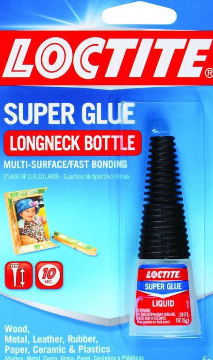 Loctite Super Glue Precision Adhesive for General Bonding (Clear, 0.2 oz, 2 Pack) 8prq4