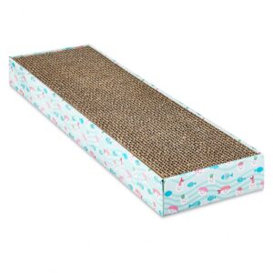 Vibrant Life Corrugated Sushi Cat Scratcher with Catnip (Multicolor, 18 in x 5 in x 1.5 in) ukbsf