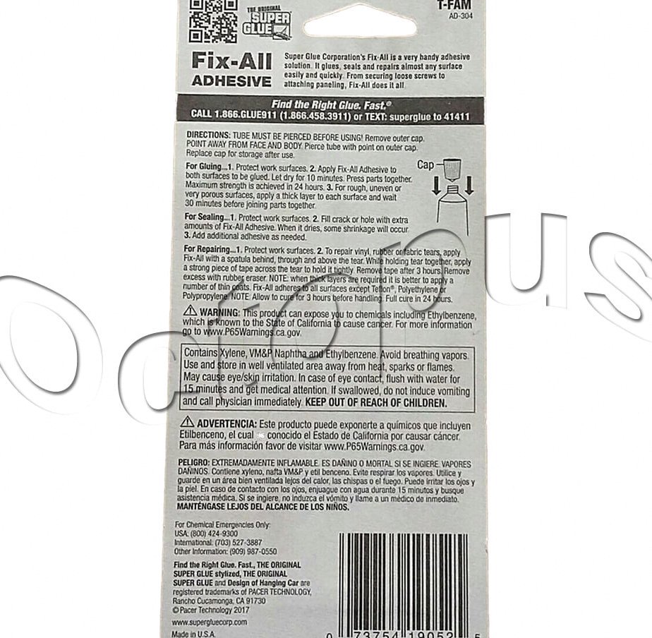 The Original Super Glue Multi-Purpose Adhesive for Household Repairs (Clear, 0.625 fl oz) nhw9y