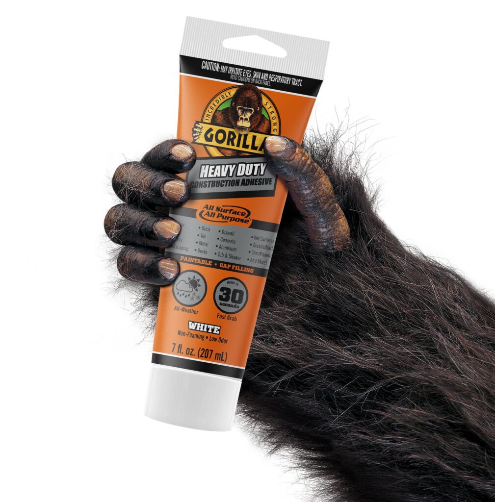 Gorilla Heavy Duty Construction Adhesive (White, 7 oz) 863dx
