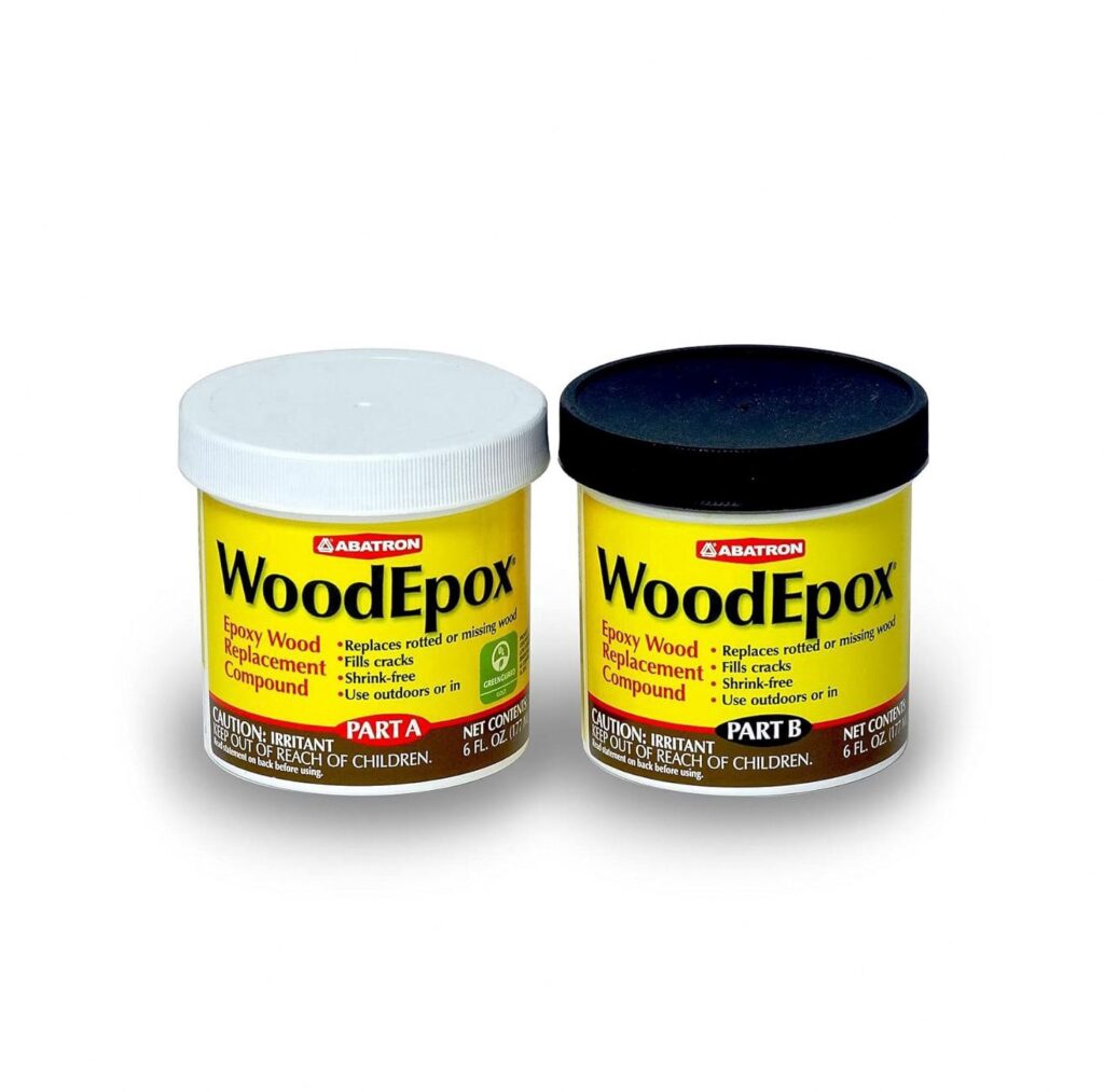 Abatron WoodEpox Wood Repair Epoxy Kit (Yellow, 12 oz) pvvee