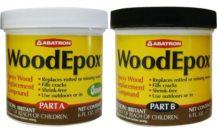 Abatron WoodEpox Wood Repair Epoxy Kit (Yellow, 12 oz) pvvee