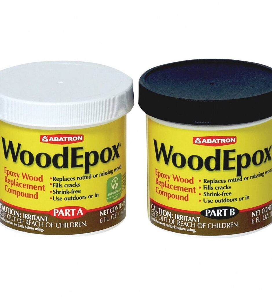 Abatron WoodEpox Wood Repair Epoxy Kit (Yellow, 12 oz) pvvee
